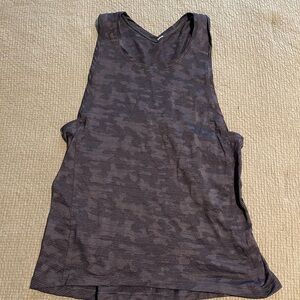 Lululemon Grey Camouflage Tank Top
